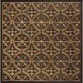 From Plain To Beautiful In Hours Scarlette Faux Tin/ PVC 24-in x 24-in 10-Pack Antique Gold Textured Surface-mount Ceiling Tile, 10PK 290ag-24x24-10